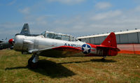 N1387N @ WVI - 1952 Canadian Car & Foundry CCF-HARVARD MK IV in ANG marks @ Watsonville, CA airshow - by Steve Nation