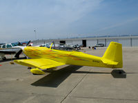 N1415X @ WVI - Bright yellow 1999 Combs VANS RV-8 homebuilt @ Watsonville, CA airshow - by Steve Nation