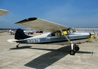 N3197B @ WVI - Locally-based 1953 Cessna 170B @ Watsonville, CA airshow - by Steve Nation