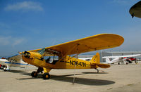 N3647N @ WVI - Locally-based 1947 Piper J3C-65 @ Watsonville, CA airshow - by Steve Nation