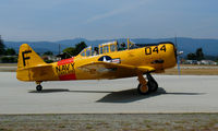 N7522U @ WVI - 1952 Canadian Car & Foundry HARVARD MK IV taxying in @ Watsonville, CA airshow - by Steve Nation
