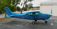 N8138G @ PAO - Crazy blue colors on RAB Com 1971 Cessna T210K @ Palo Alto, CA - by Steve Nation