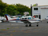 N9721L @ HWD - 1972 Beech A24R @ Hayward Air Terminal, CA - by Steve Nation