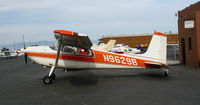 N9629B @ PAO - 1957 Cessna 180A @ Palo Alto, CA - by Steve Nation
