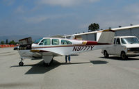 N9777Y @ WVI - 1963 Beech P35 Bonanza from White City, OR @ Watsonville, CA airshow - by Steve Nation