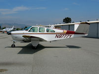 N9777Y @ WVI - 1963 Beech P35 Bonanza from White City, OR @ Watsonville, CA airshow - by Steve Nation