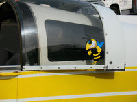 N9953U @ PAO - Close-up of yellowjacket logo on 1978 Grumman American Avn. Corp. AA-1C @ Palo Alto, CA - by Steve Nation