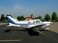 N47451 @ RHV - 1977 Piper PA-28-181 uncovered @ Reid-Hillview Airport, CA - by Steve Nation