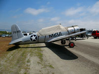 N71502 @ WVI - 1942 Consolidated Vultee BT-13B (SNV-2) as BuAer 79801 Marines M201 @ Watsonville, CA airshow - by Steve Nation
