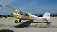N86166 @ WVI - Sharp looking 1946 Aeronca 11AC @ Watsonville, CA airshow - by Steve Nation