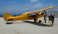 N21677 @ WVI - 1938 piper J3C-65  as NC21677 @ Watsonville, CA airshow - by Steve Nation