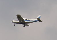 N51AH @ EGLG - 4. N51AH overflying house