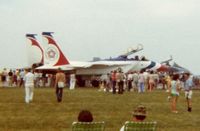 71-0291 @ DAY - TF-15A at the Dayton International Air Show.  Later became F-15B, now a battle-damage training airframe