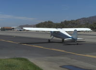 N1611V @ SZP - 1947 Cessna 120, Continental C85 85 Hp, taxi - by Doug Robertson