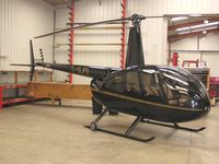 G-OLFO - R44 in the hangar at Wellesbourne - by Simon Palmer