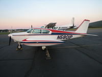 N5801P @ IPT - Just before sundown.  Nice looking Comanche. - by Sam Andrews