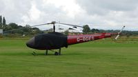 G-OGES @ EGCB - Enstrom Shark - by Terry Fletcher