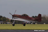 ZK-TMG @ NZAR - wet-weather take-off - by Peter Lewis