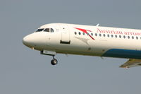 OE-LVD @ BRU - flight OS367 is descending to rwy 25L