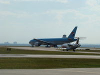 HB-ISE @ CYYC - Going out to 34 for take off with Air Jazz coming behind - by ryeman