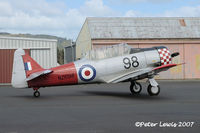 ZK-ENJ @ NZAR - This Harvard flys in its RNZAF military colours - by Peter Lewis