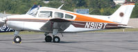 N9119T @ DAN - 1968 Beech A23-24 in Danville Va. - by Richard T Davis