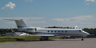 N223MD @ HPN - On the ramp at Westchester...