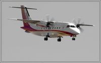 N329MX @ VGT - 1996 Dornier Luftfahrt Gmbh 328-100 - by Geoff Smith