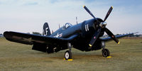N240CA @ OSH - 1945 F4U-4 at Oshkosh Flight Line - by mcsteph5islands