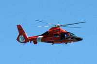 6505 - HH56A Dolphin Helicopter of US Coastguard over Waikiki