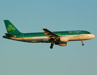 EI-DEC @ LEBL - Approach RWY 25R in the sunset of BCN. - by Jorge Molina