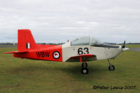 ZK-WBW @ NZNZ - 160hp ex-RNZAF aerobatic Airtourer - my favorite mount - by Peter Lewis