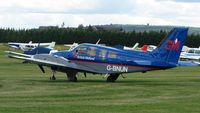 G-BNUN @ EGLM - Beech 58 Trainer for British Midland Airline - by Terry Fletcher