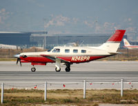 N246PR @ LEBL - Expecting RWY 25L for take off. - by Jorge Molina