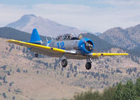N12KY @ KBDU - The Spirit of '44 landing at Boulder. - by Bluedharma