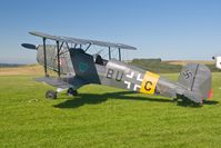G-BUCC @ EGHA - At the Jungmann fly-in, Compton Abbas (UK) Aug 4th 2007 - by davec