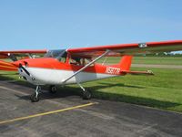 N5877R @ LHQ - On the ramp at Lancaster, OH - by Bob Simmermon