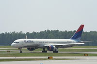 N628DL @ KRDU - Boeing 757-200