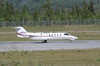 N354EF @ CYXY - On take-off roll at Whitehorse, Yukon Territory (CYXY). - by Murray Lundberg