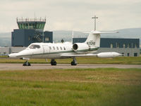 N352HS @ EGPF - Learjet 35A/General Aviation Park/Glasgow - by Ian Woodcock