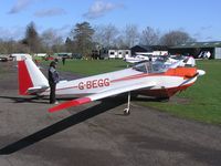 G-BEGG - SF25 at Hinton-in-the-Hedges airfield