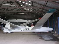 G-CKKR - ASK13 hangared at Hinton-in-the-Hedges airfield - by Simon Palmer