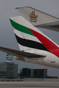 N408MC @ VIE - Emirates Boeing 747-400