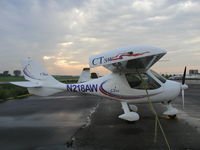 N218AW @ KLVN - Parked on the ramp at Airlake. - by Mitch Sando