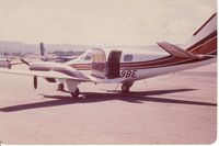 N99BE @ VNY - 1970 Beech Duke N99BE in front of our terminal at VNY in 1980