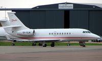 OY-CLN @ EGGW - Falcon 2000EX - by Terry Fletcher