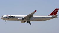 N817NW @ MSP - Arriving on 12R @ MSP - this is the delivery flight to NWA for this bird!!! Direct from the paintshop in LeBourget, France - by Matt Miles