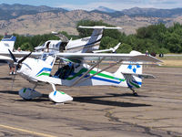 N16KC @ KBDU - Columbine markings Parked for Display - by Bluedharma
