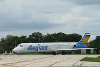 N887GA @ KRFD - MD-82 - by Mark Pasqualino