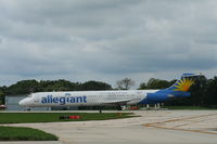 N887GA @ KRFD - MD-82 - by Mark Pasqualino